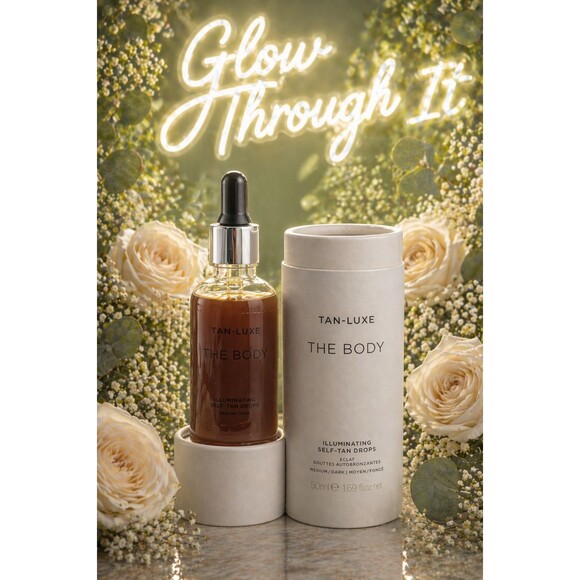 TAN LUXE Other - Tan-Luxe The Face Illuminating Self-Tan Drops Medium-Dark Tanner 1.01 oz NEW